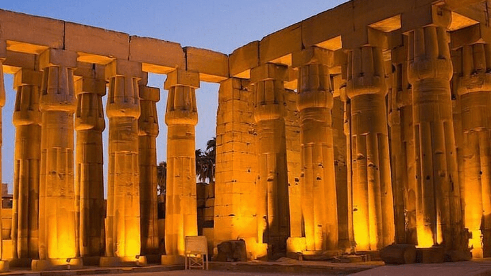 Sound and light Show at Karnak temple in Luxor