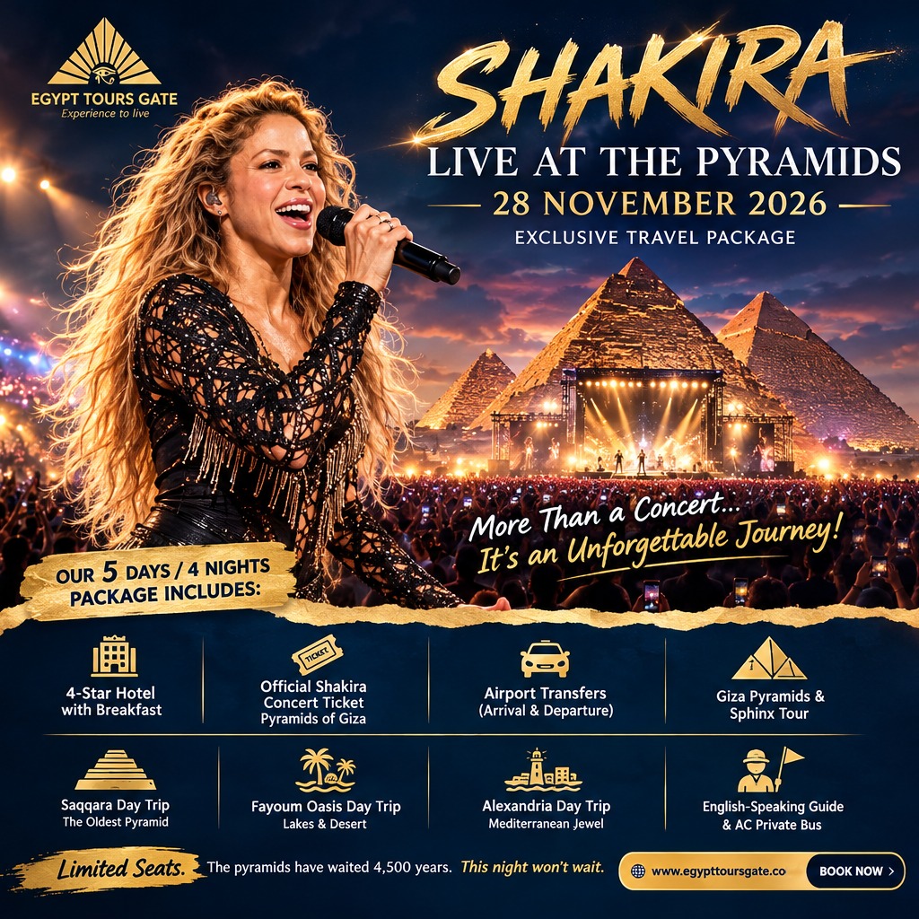 Shakira Live at the Pyramids 2026: 5-Day Egypt Experience