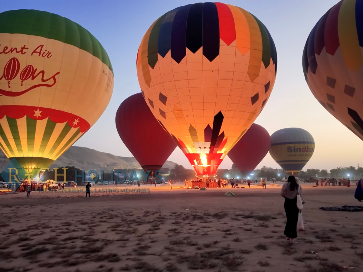 Heißluftballonfahrt über Luxor