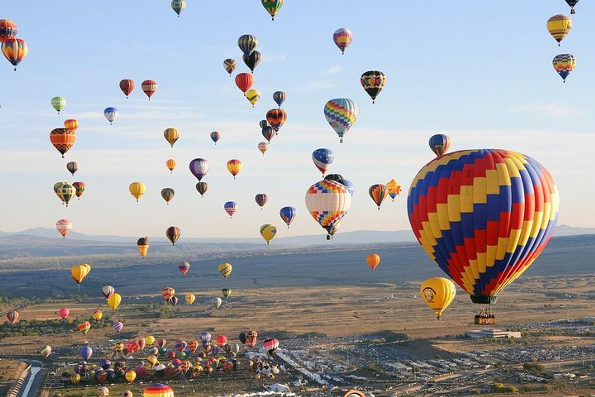 Heißluftballonfahrt über Luxor